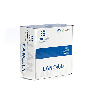 Cavo DANICOM CAT6 FTP 100m su rotolo rigido - LSZH (Dca)