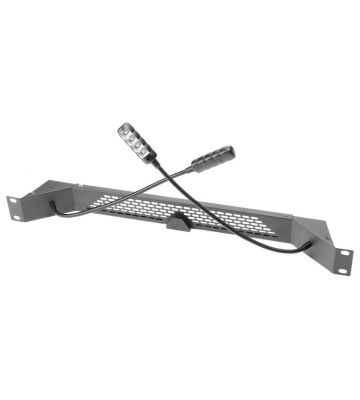 Illuminazione a LED flessibile da 19 pollici con collo d'oca - Bianca
