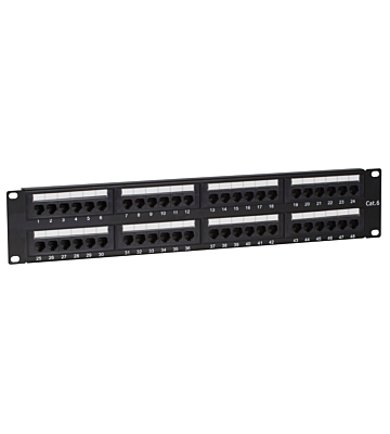 Pannello di permutazione CAT6 UTP - 48 porte