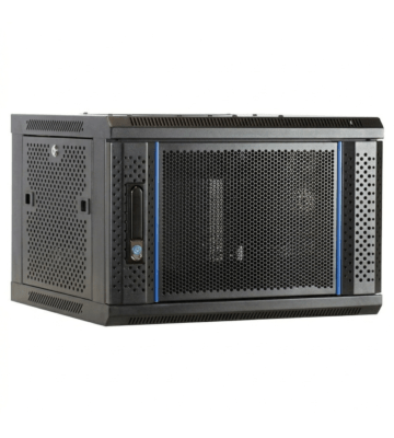 Armadio a muro 6U con anta perforata 600x450x368mm