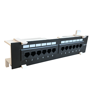 Pannello di permutazione a parete CAT6 UTP - 12 porte