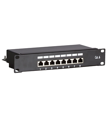 Pannello patch FTP CAT6 da 10 pollici - 8 porte