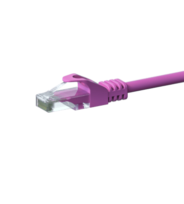 Cavo patch CAT6 UTP 2m rosa - CCA