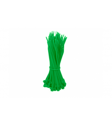 Fascette stringicavo verdi da 280 mm - 100 pezzi