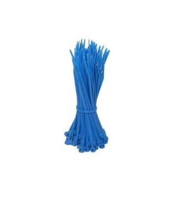 Fascette per cavi blu da 140 mm - 100 pezzi