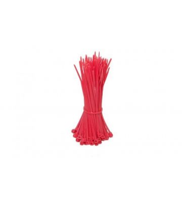 Fascette per cavi rosse da 280 mm - 100 pezzi
