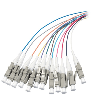 Set di trecce in fibra di vetro OS2 colorate LC - 12 pezzi