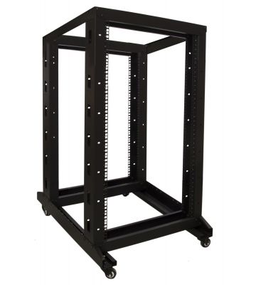 Rack per relè 22U su ruote, dimensioni 600x800x1200 mm (LxPxA)