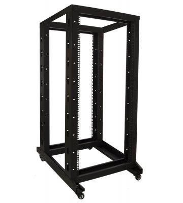Rack per relè 27U su ruote, dimensioni 600x800x1400 mm (LxPxA)
