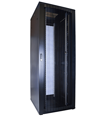 Armadio server 47U con sportello perforato 800x1200x2200mm (LxPxA)
