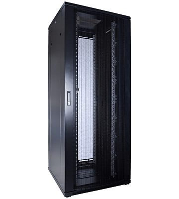 Armadio server 47U con sportello perforato 800x800x2200mm (LxPxA)