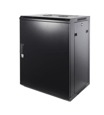 Armadio a muro 15U con anta in metallo 600x600x770mm (LxPxA)