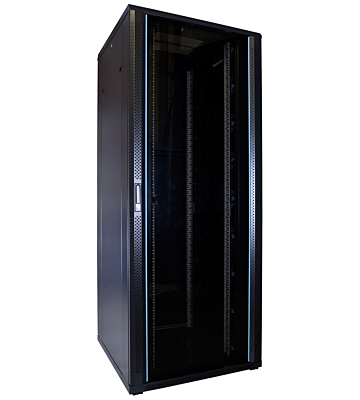 Armadio server 47U con porta in vetro 800x800x2200mm (LxPxA)