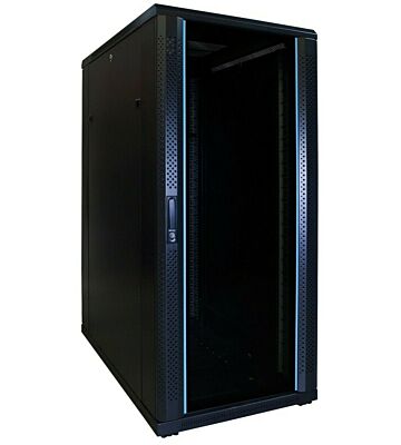 Armadio server 27U con porta in vetro 600x1000x1400mm (LxPxA)