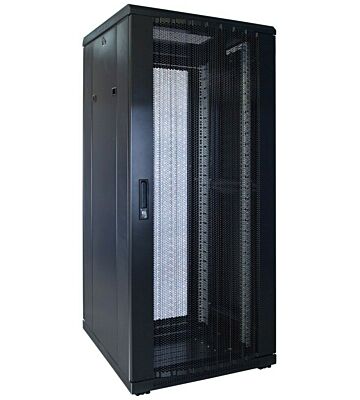 Armadio server 27U con sportello perforato 600x600x1400mm (LxPxA)
