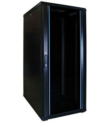Armadio server 27U con porta in vetro 600x800x1400mm (LxPxA)