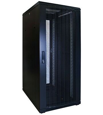 Armadio server 27U con sportello perforato 600x800x1400mm (LxPxA)