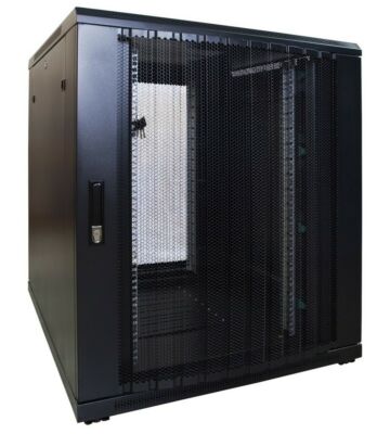 Armadio server 18U con sportello perforato 800x1000x1000mm (LxPxA)