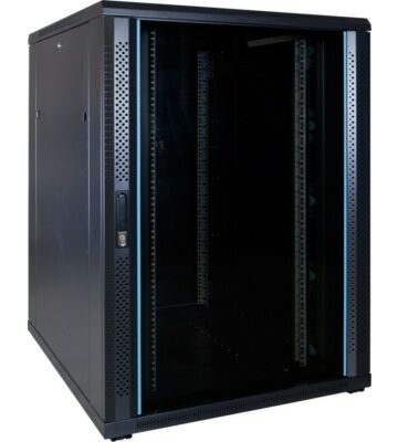 Armadio server 22U con porta in vetro 800x1000x1200 mm (LxPxA)