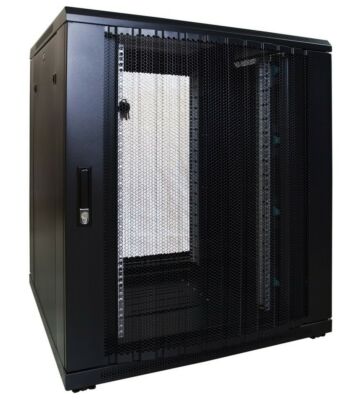 Armadio server 18U con sportello perforato 800x800x1000 mm (LxPxA)