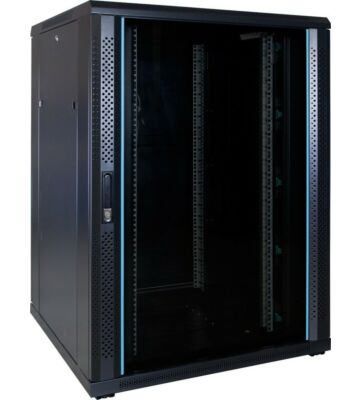 Armadio server 22U con porta in vetro 800x800x1200 mm (LxPxA)