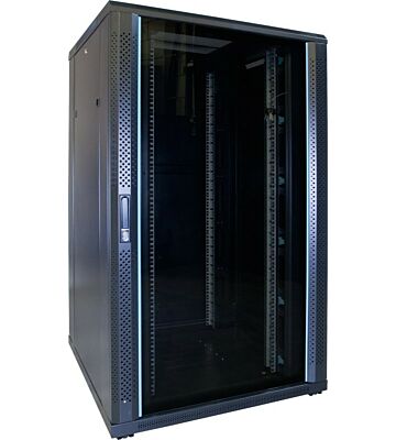 Armadio server 27U con porta in vetro 800x800x1400mm (LxPxA)