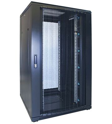 Armadio server 27U con sportello perforato 800x800x1400mm (LxPxA)