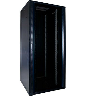 Armadio server 37U con anta in vetro 800x800x1800mm (LxPxA)