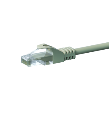 Cavo patch UTP CAT5e da 1 m, grigio - 100% rame