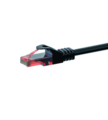 Cavo patch UTP CAT6 da 0,15 m, nero - 100% rame