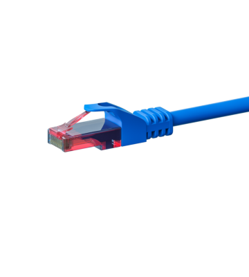 Cavo patch UTP CAT6 50 m blu - 100% rame