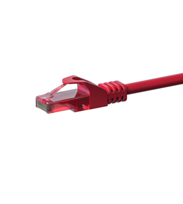 Cavo patch UTP CAT6 da 1 m, rosso - 100% rame