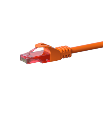 Cavo patch UTP CAT6 da 15 m, arancione - 100% rame