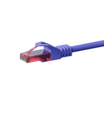 Cavo patch UTP CAT6 da 1 m, viola - 100% rame