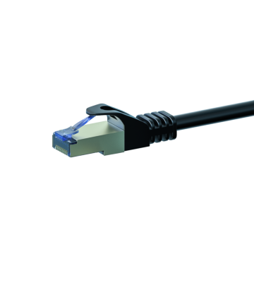 Cavo patch CAT6a S/FTP (PIMF) da 7,50 m, nero.