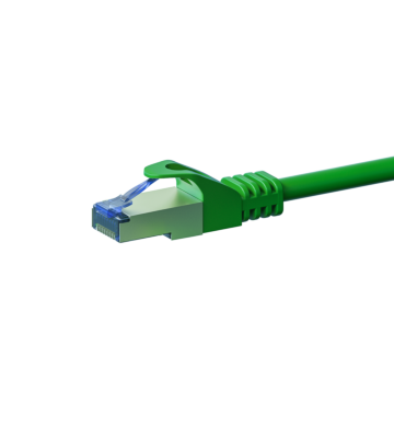 Cavo patch CAT6a S/FTP (PIMF) da 7,50 m, verde.