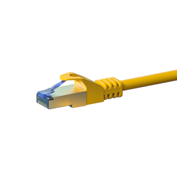 Cavo patch CAT6a S/FTP (PIMF) da 15 m, giallo.
