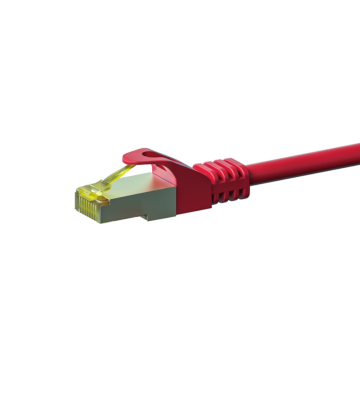 Cavo patch Cat7 S/FTP (PIMF) da 15 m, rosso.