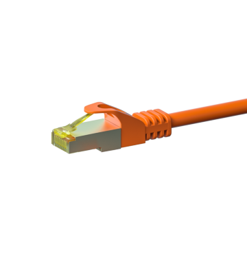 Cavo patch Cat7 S/FTP (PIMF) da 7,50 m, arancione.