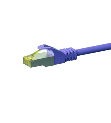 Cavo patch Cat7 S/FTP (PIMF) da 15 m, colore viola.