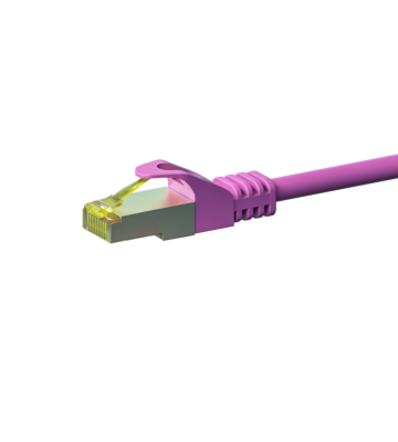 Cavo patch Cat7 S/FTP (PIMF) da 1 m, rosa