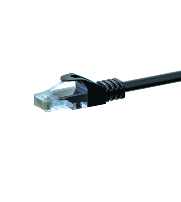Cavo patch CAT5e UTP 15m nero - CCA