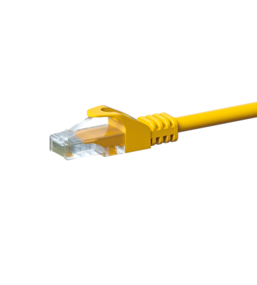 Cavo patch CAT5e UTP 15m giallo - CCA