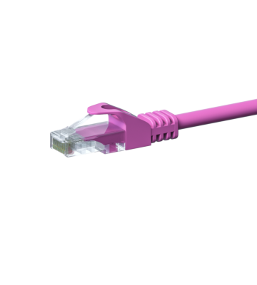 Cavo patch CAT5e UTP da 1 m rosa - CCA