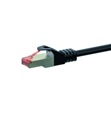 Cavo patch CAT6 S/FTP (PIMF) da 1 m, nero. 