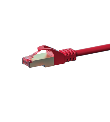 Cavo patch CAT6 S/FTP (PIMF) da 15 m, rosso. 