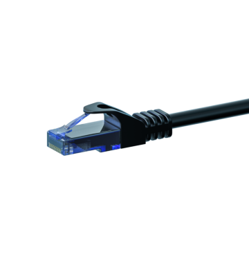 Cavo patch UTP CAT6a da 0,15 m, nero - 100% rame