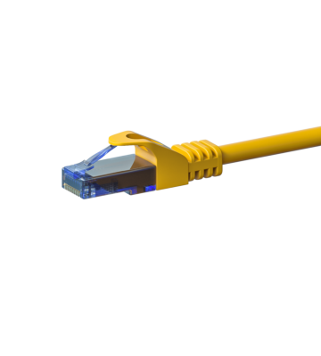 Cavo patch UTP CAT6a da 1 m, giallo - 100% rame