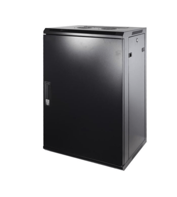 Armadio a muro 18U con anta in metallo 600x450x900mm (LxPxA)