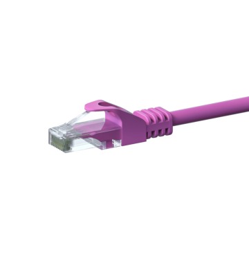 Cavo patch CAT6 UTP 5 m rosa - CCA
